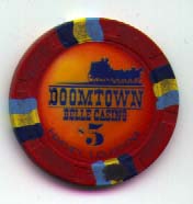 $5 Doomtown Louisiana Chip